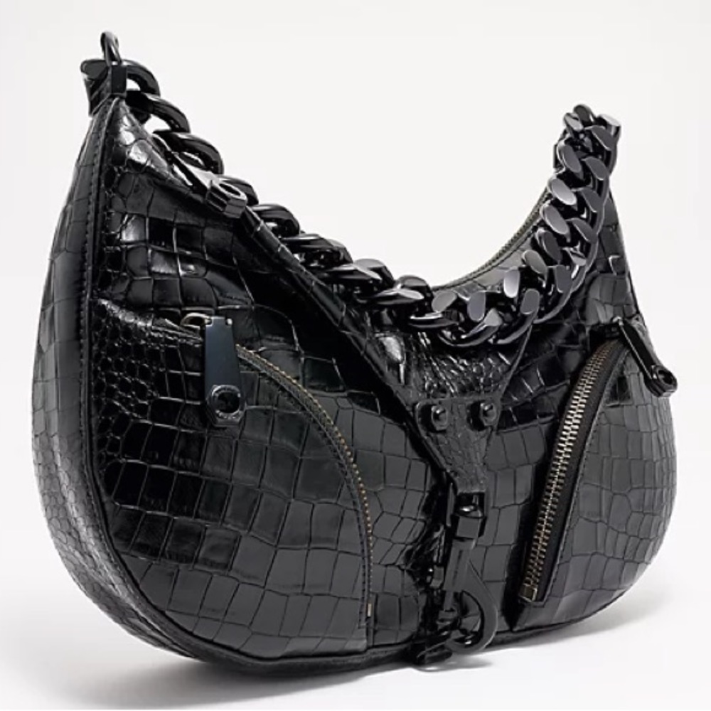 Rebecca Minkoff Julian Croissant in Black